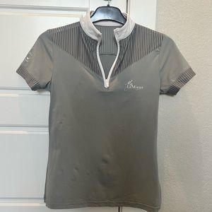 Le Mieux Gray Technical Equestrian Riding Polo XS